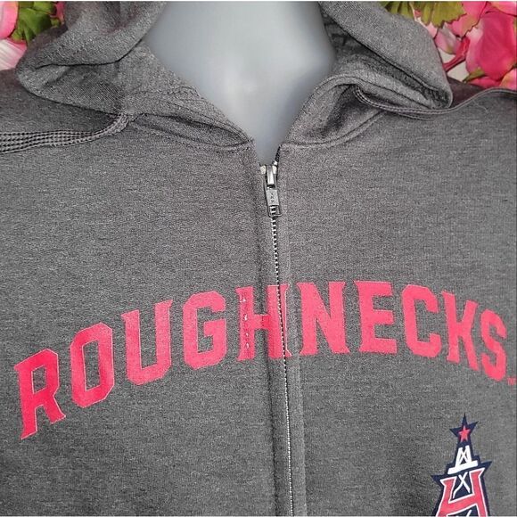 NWT Houston Roughnecks Full Zip Hooded Sweatshirt - Picture 6 of 10